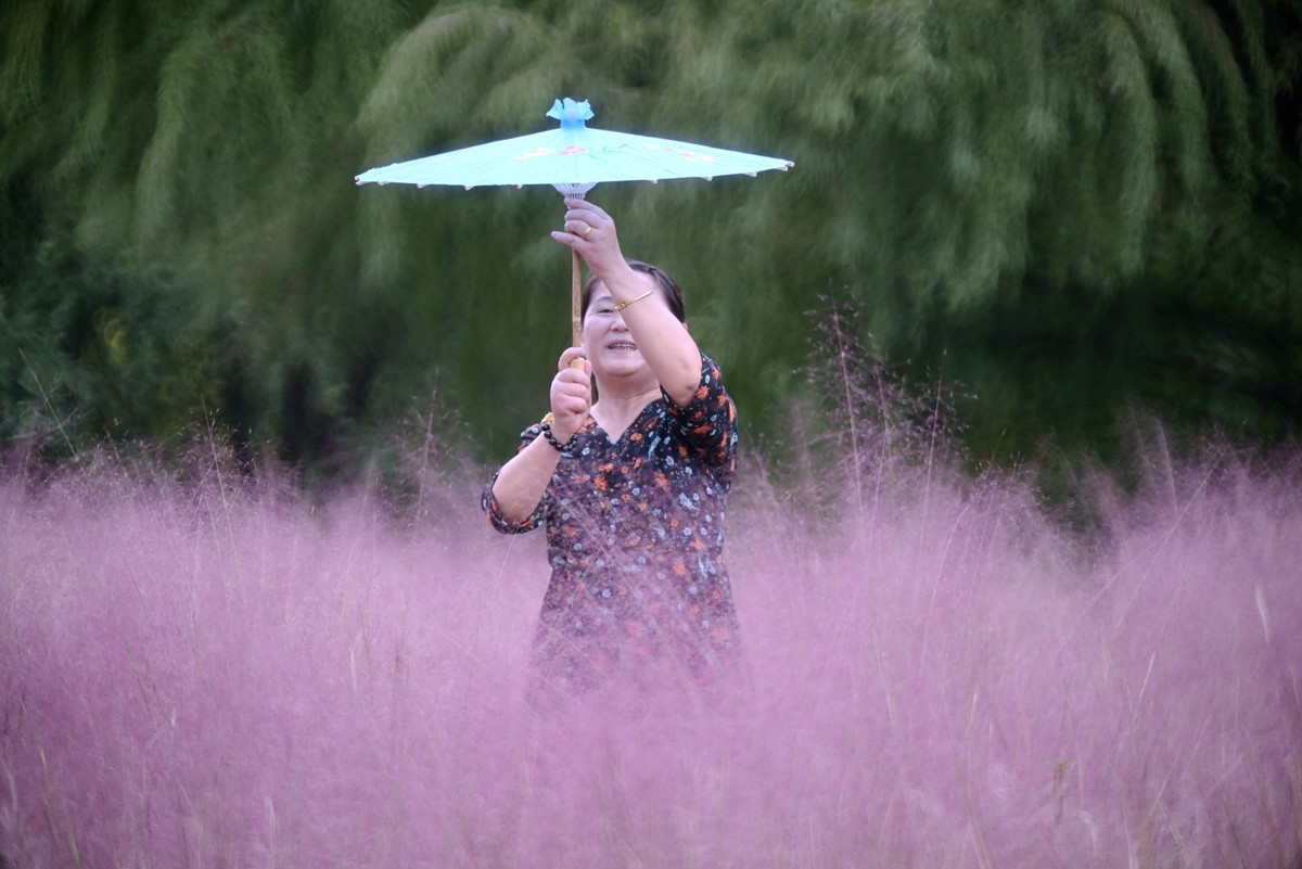 带着“模特”去扫秋