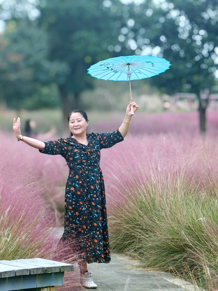 带着“模特”去扫秋