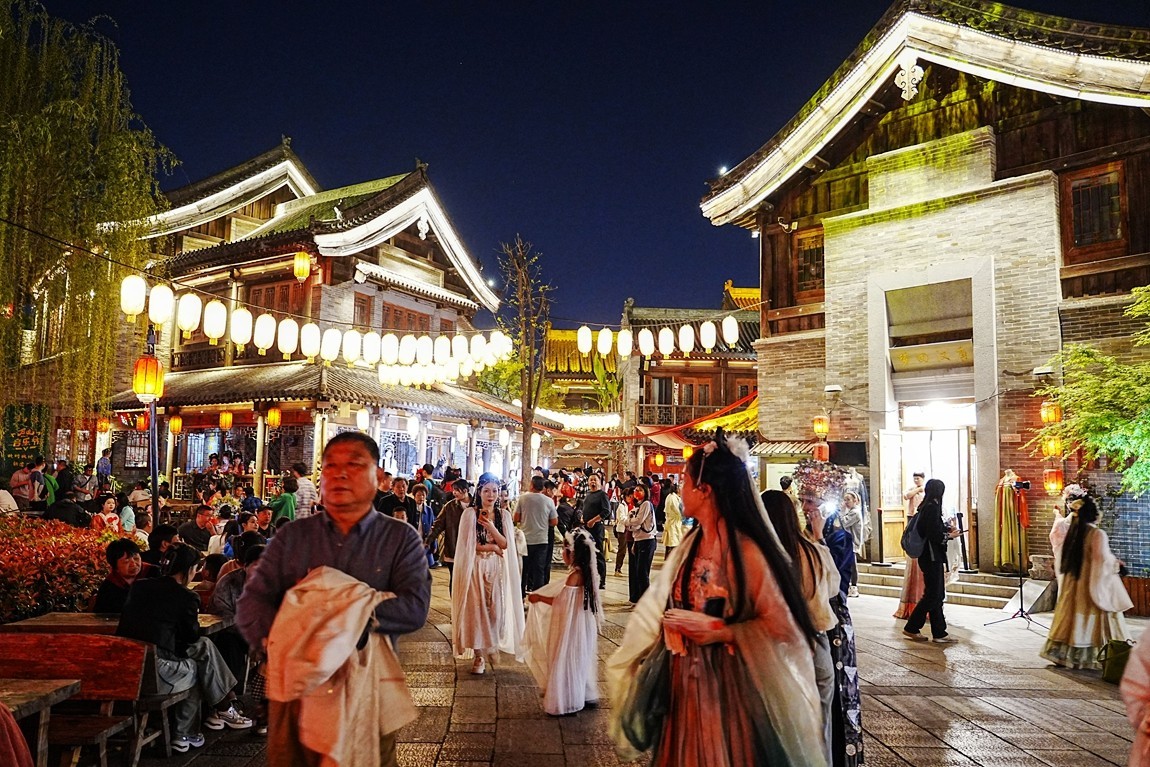 河南洛阳--隋唐遗址公园【7】洛邑古镇随拍