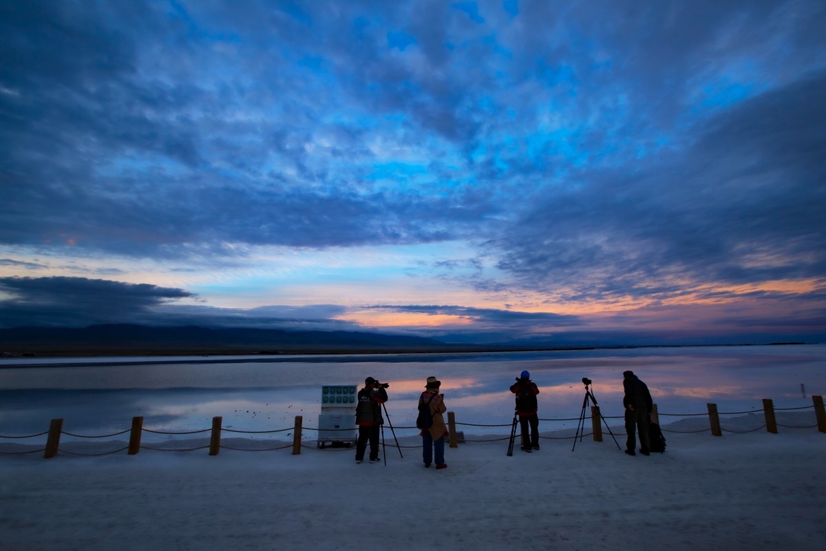 《  茶 卡 》暮 色