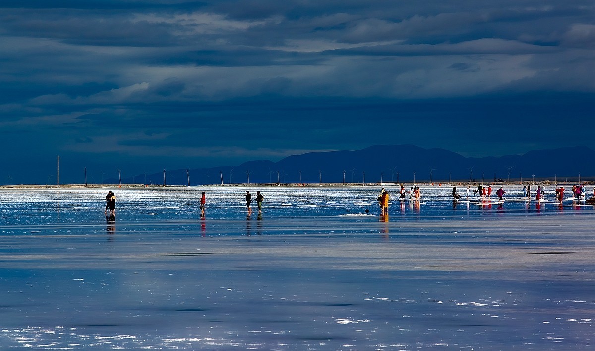 《  茶 卡 》暮 色