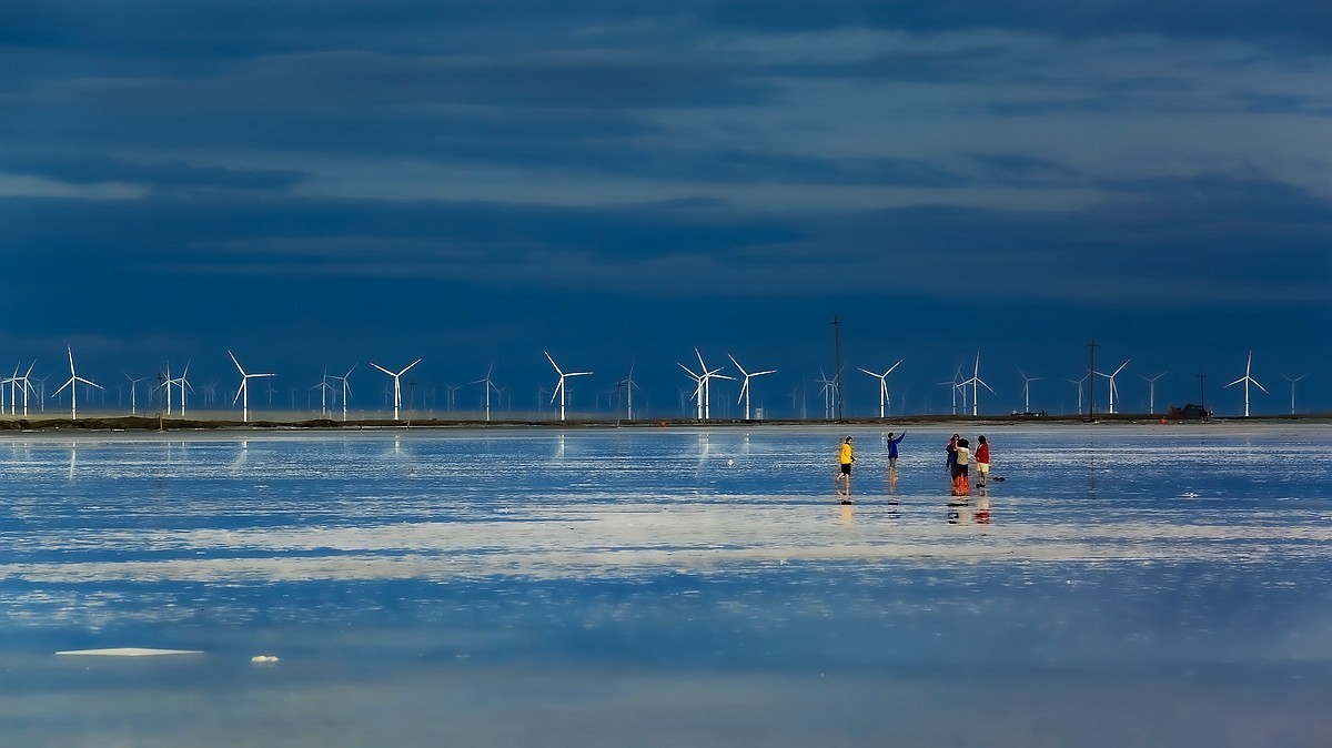 《  茶 卡 》暮 色