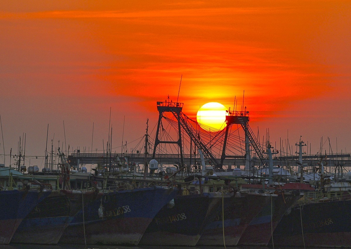 渔港的黄昏（请假贴）