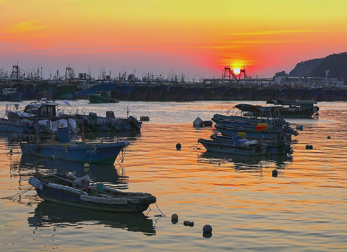 渔港的黄昏（请假贴）