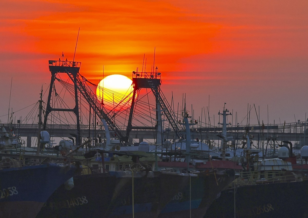 渔港的黄昏（请假贴）