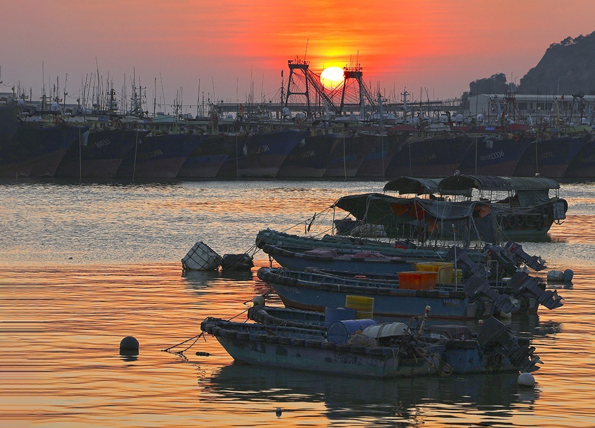 渔港的黄昏（请假贴）