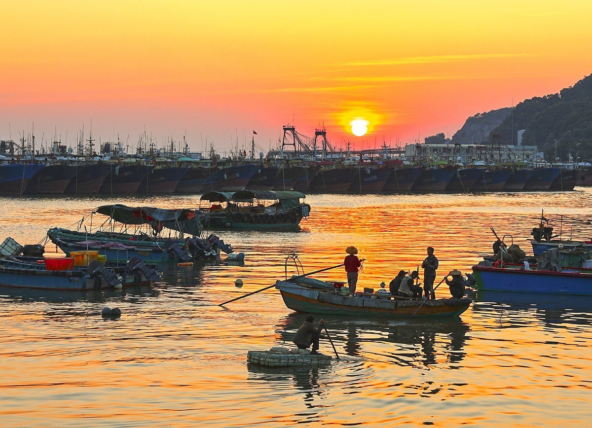 渔港的黄昏（请假贴）