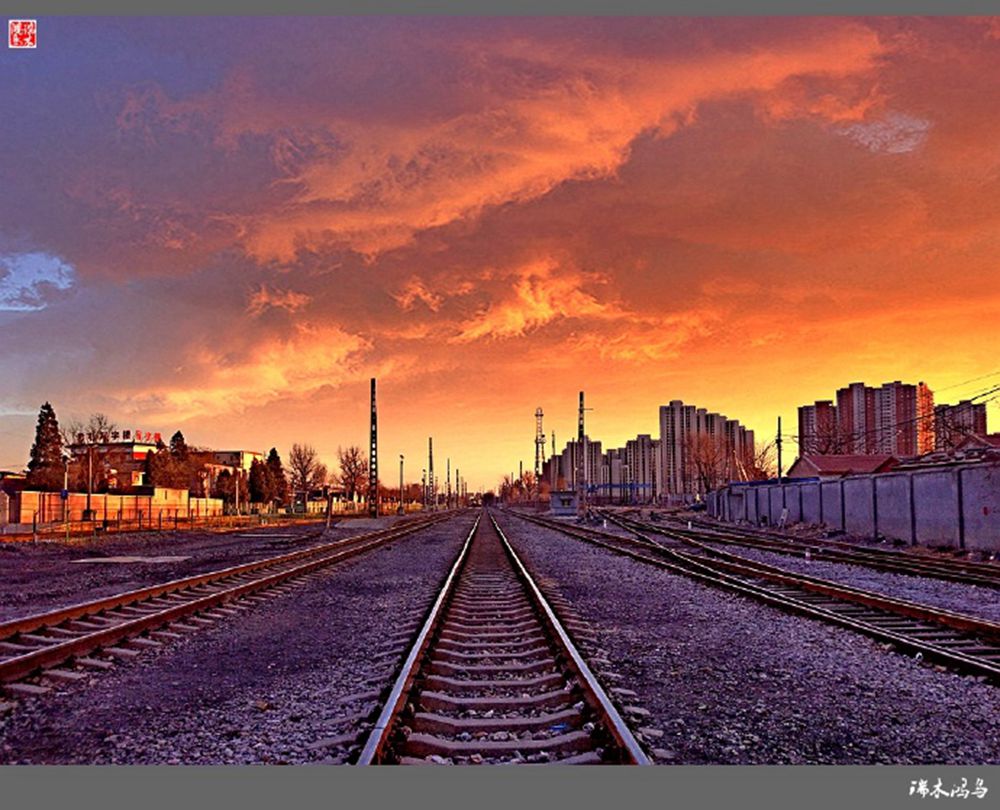 【原创摄影】粉红色的记忆百年沙河火车站