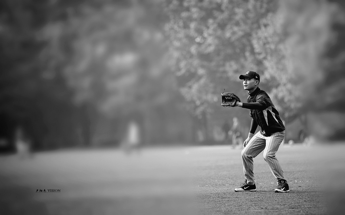 棒球手（一组运动人像）