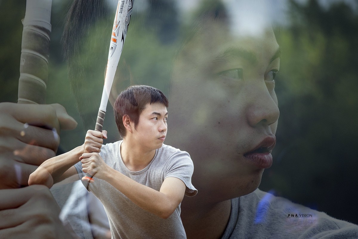 棒球手（一组运动人像）