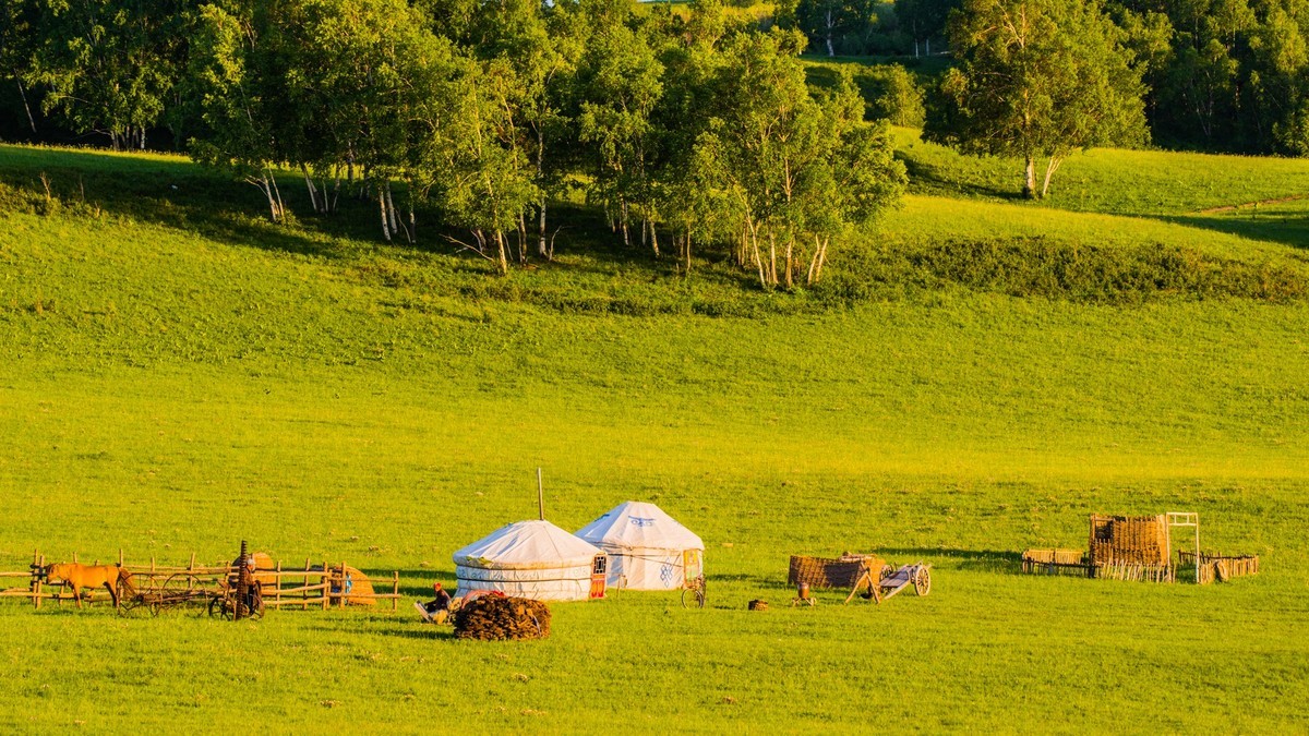 21.6 草原的夏天 （二十一）------黄昏，草原最温馨的时候