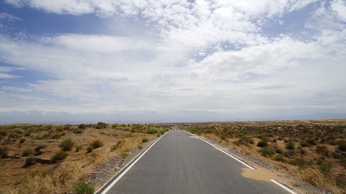 大西北的戈壁滩