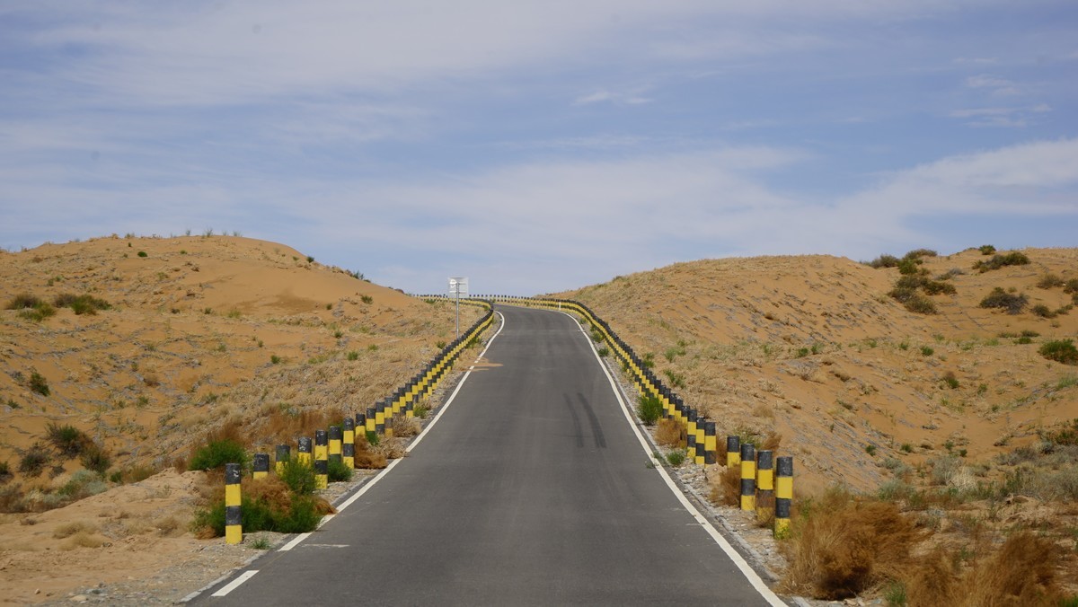 大西北的戈壁滩