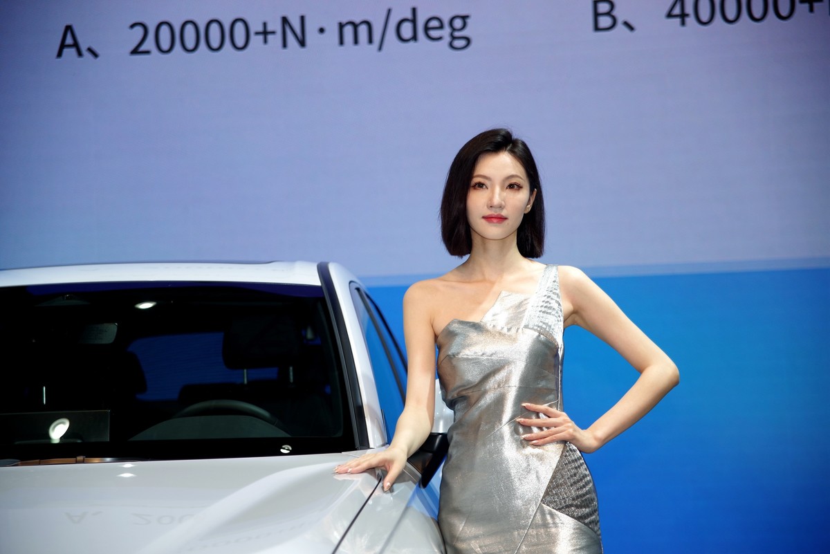 室内环境人像---今年车展中的美丽车模！