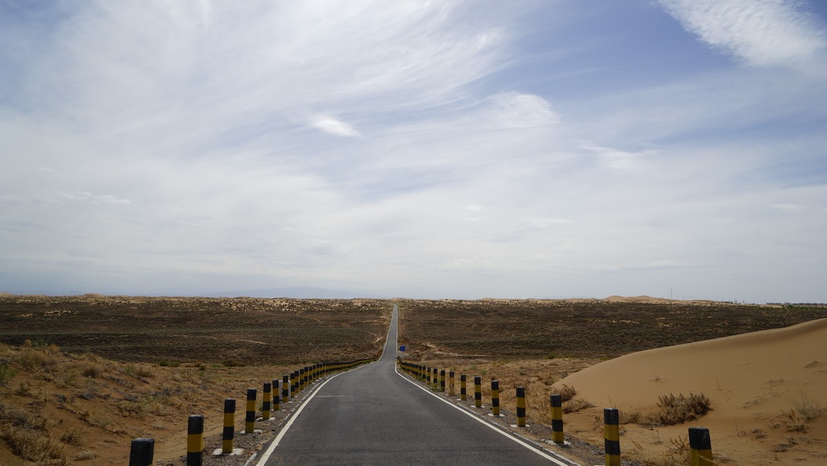 大西北的戈壁滩