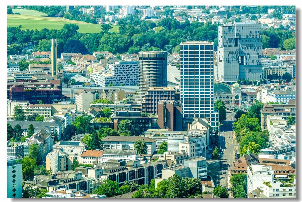 塔楼环视“巴塞尔”（瑞士）