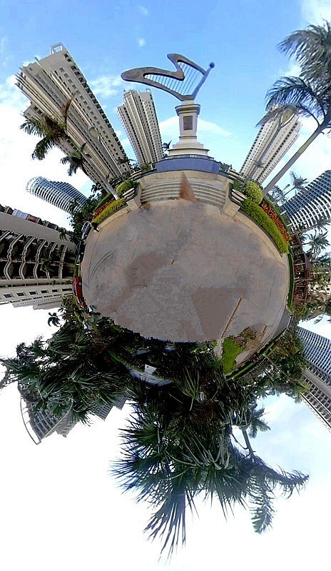 961【不老松：海南游摄纪实】过节啦老朽过来向候好友们！长島兰湾美景！720度相机拍！