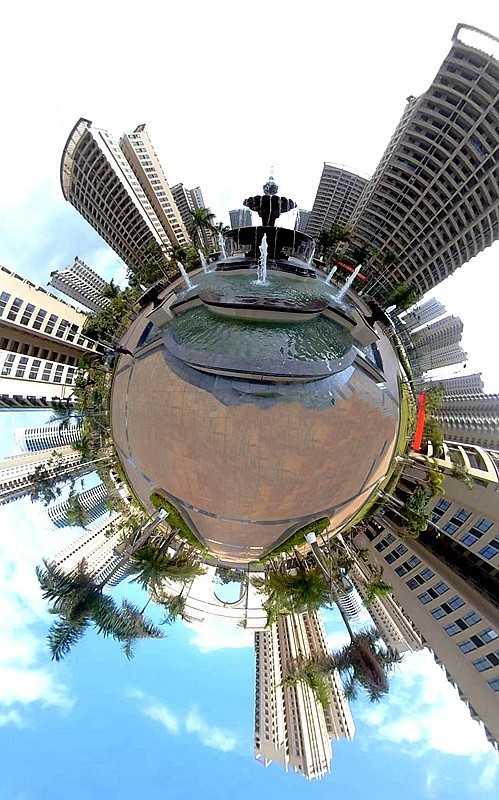 961【不老松：海南游摄纪实】过节啦老朽过来向候好友们！长島兰湾美景！720度相机拍！