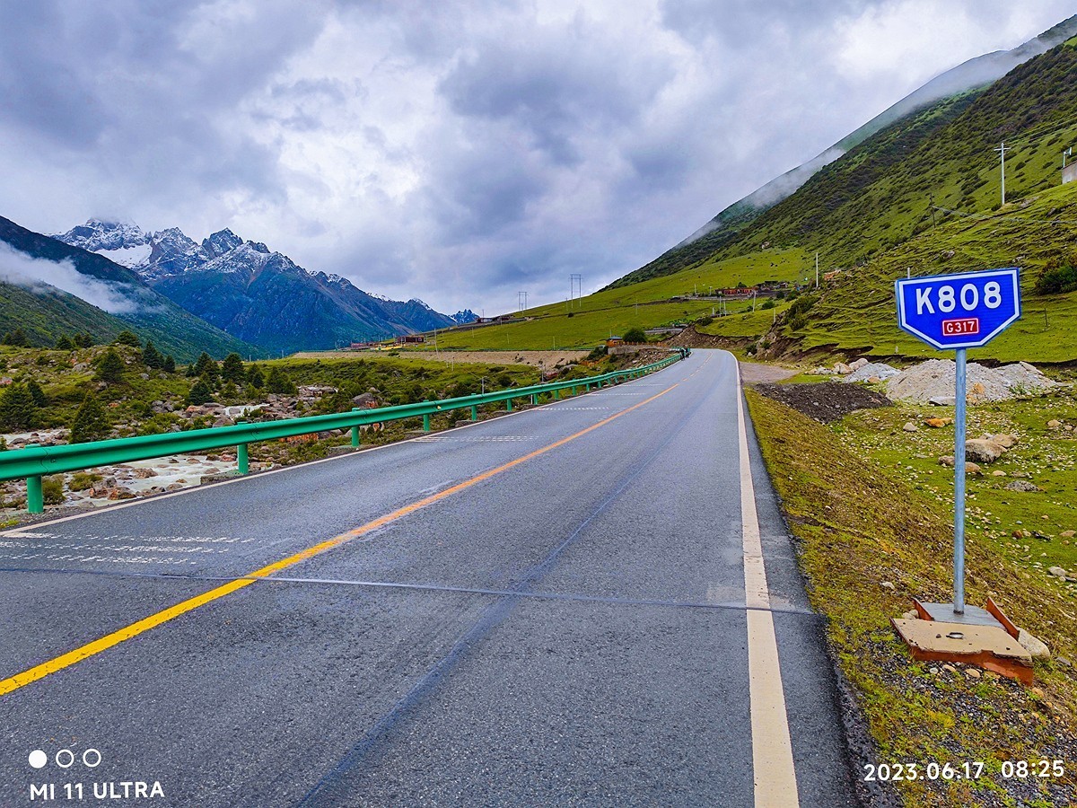 上海～成都～拉萨骑游随拍（72）川藏317路上视角