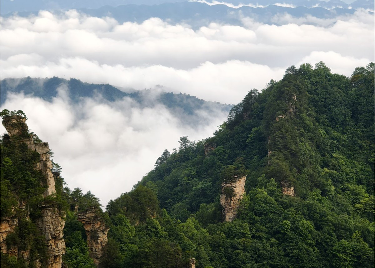 张家界      云雾武陵源（6）----请假帖