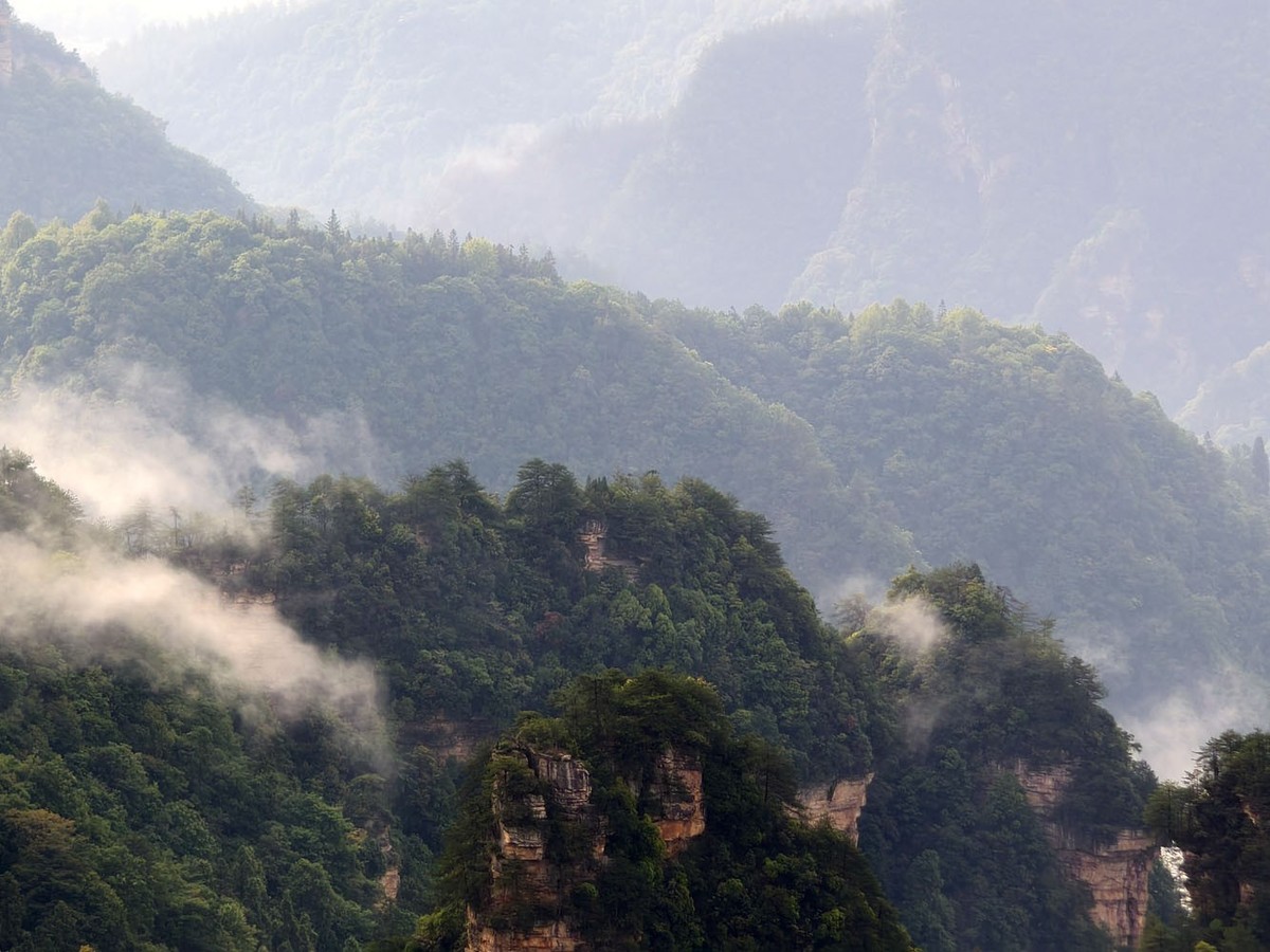 张家界      云雾武陵源（6）----请假帖