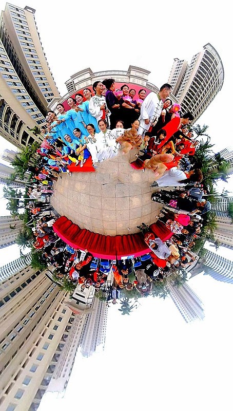 961【不老松：海南游摄纪实】过节啦老朽过来向候好友们！长島兰湾美景！720度相机拍！