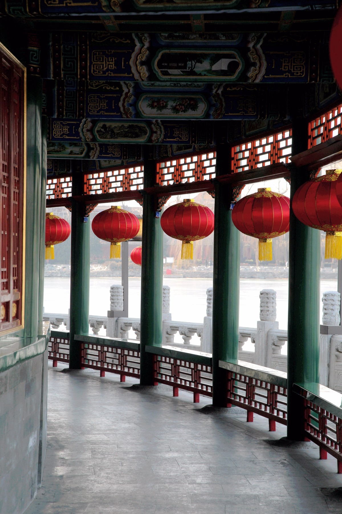 北京北海公园初览漪澜堂随摄古典建筑.....