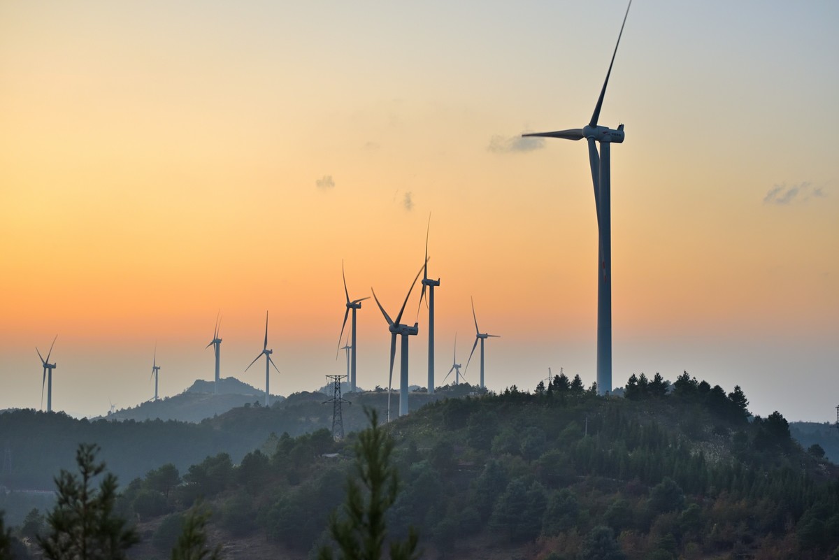 贵阳市花溪区云顶高坡晚霞
