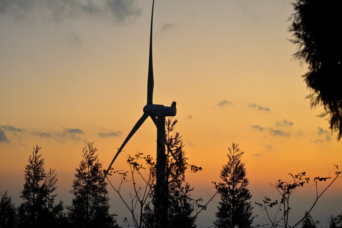 贵阳市花溪区云顶高坡晚霞