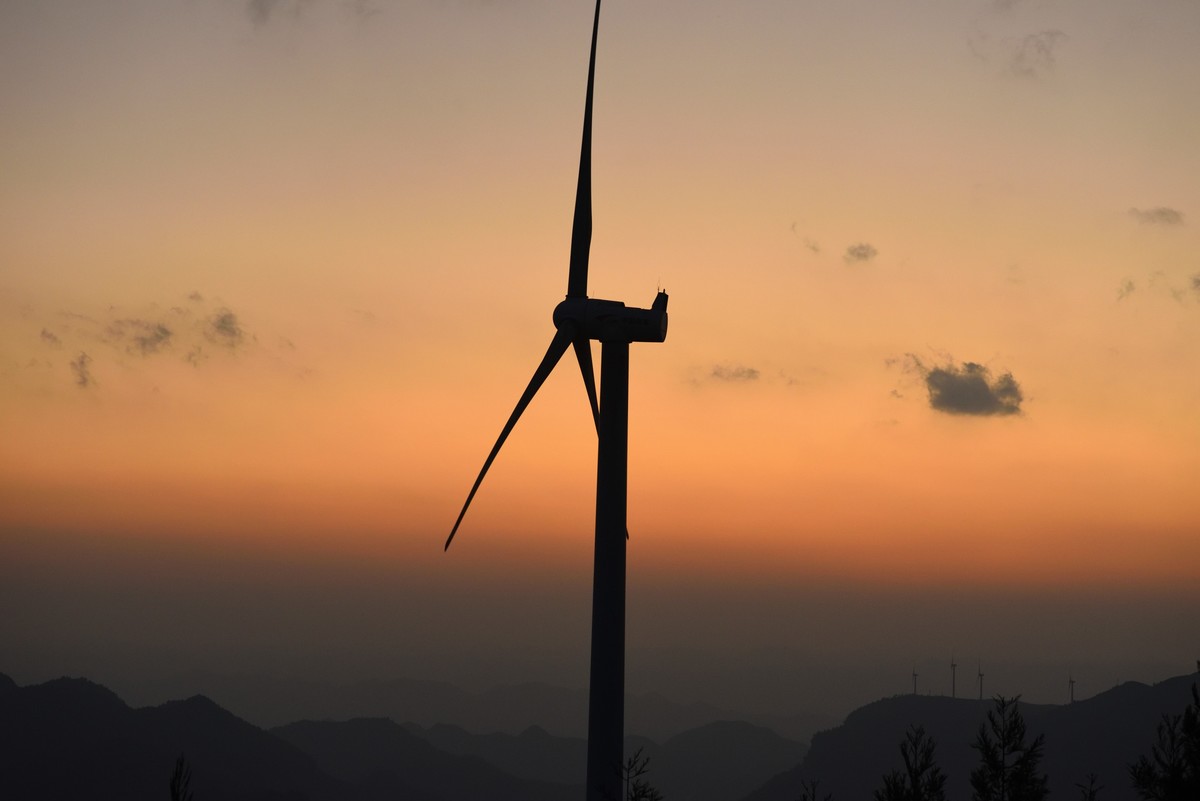 贵阳市花溪区云顶高坡晚霞