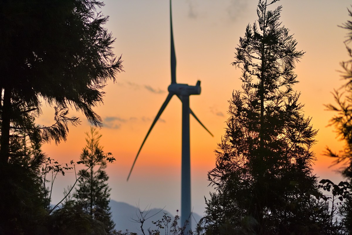 贵阳市花溪区云顶高坡晚霞