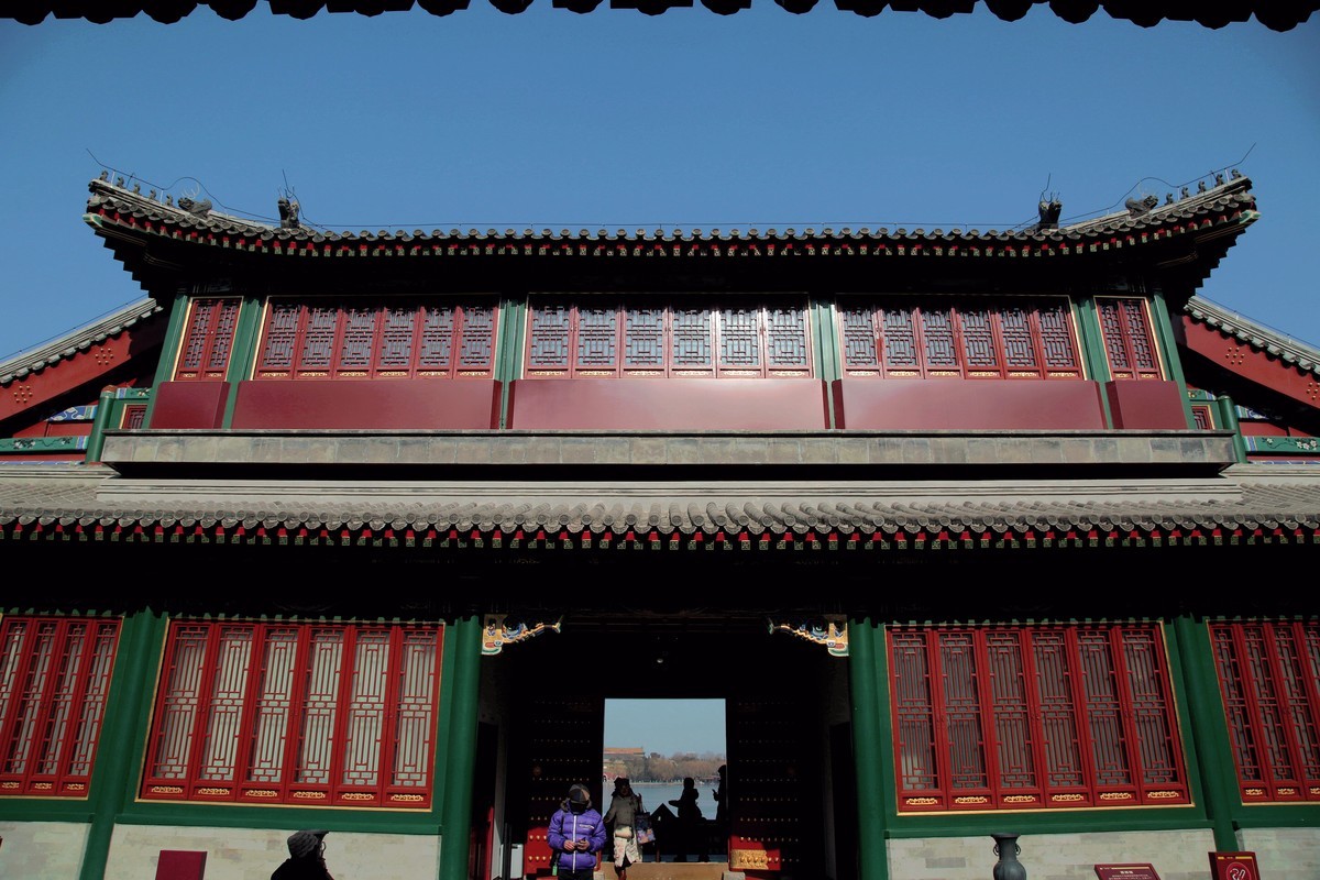 北京北海公园初览漪澜堂随摄古典建筑.....