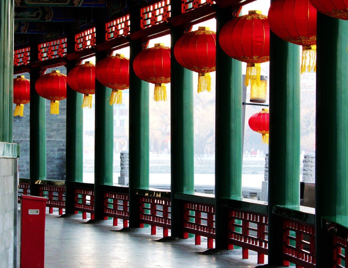 北京北海公园初览漪澜堂随摄古典建筑.....