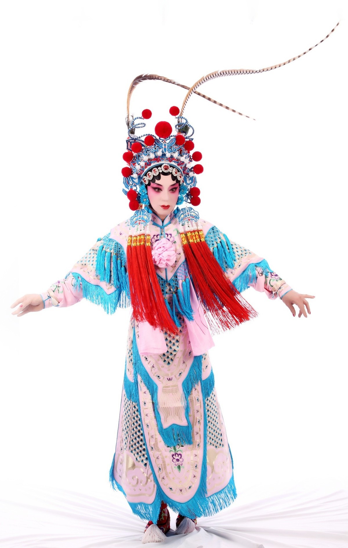 京剧旦角化妆? ?我的京剧照  扈家庄扈三娘222
