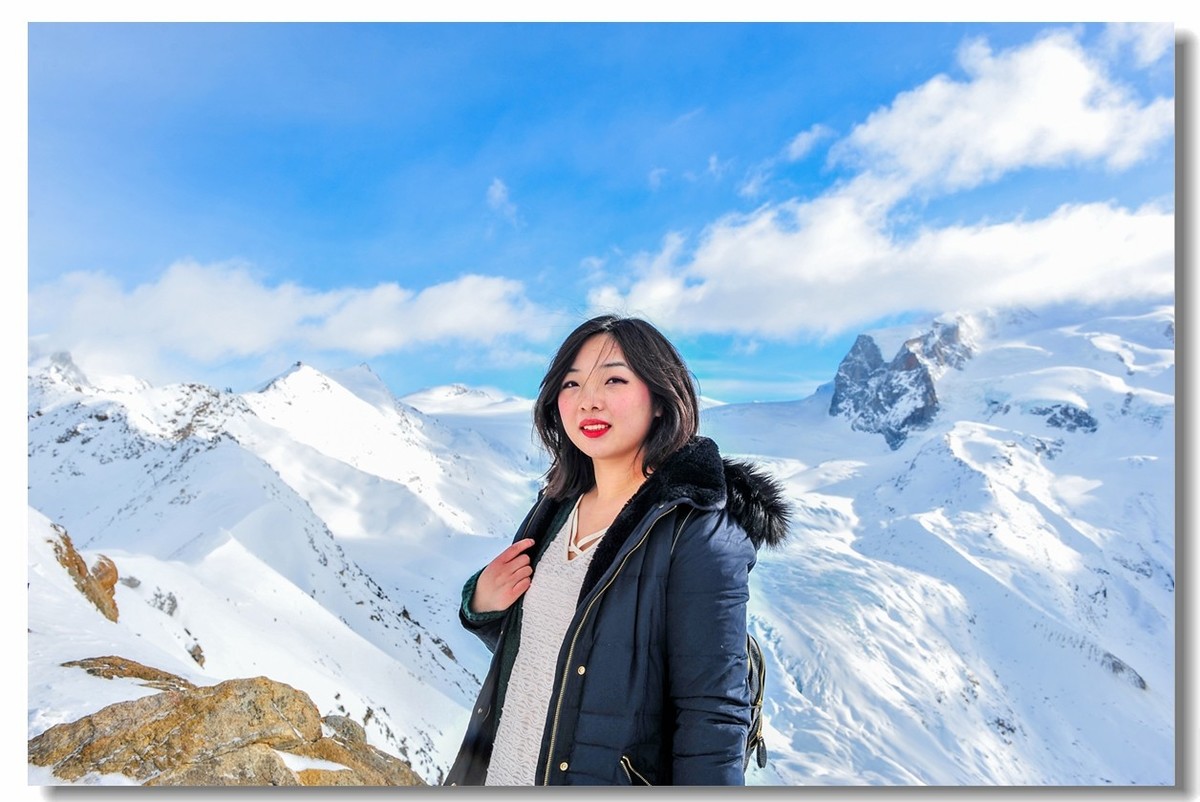 踏雪留影“马特宏”（瑞士采尔马特）