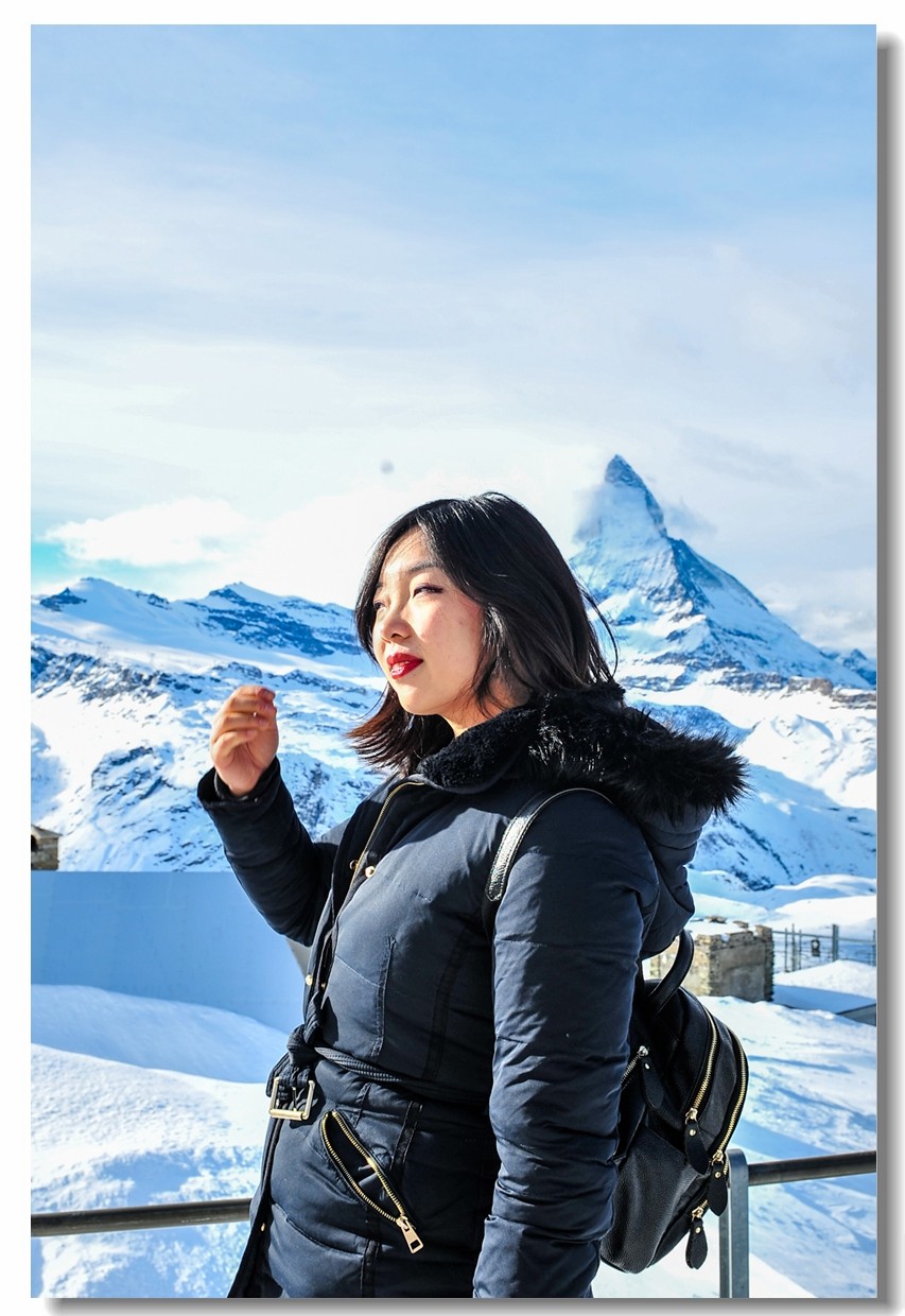 踏雪留影“马特宏”（瑞士采尔马特）