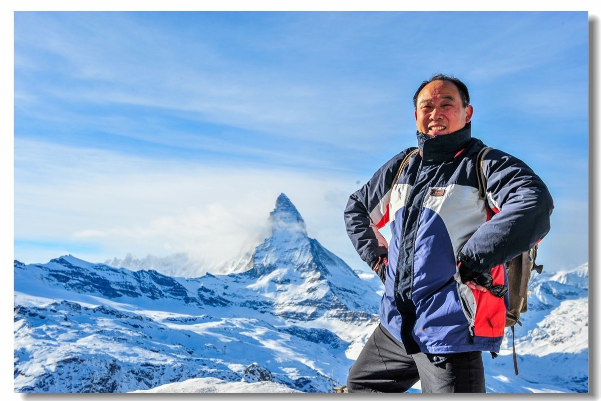 踏雪留影“马特宏”（瑞士采尔马特）