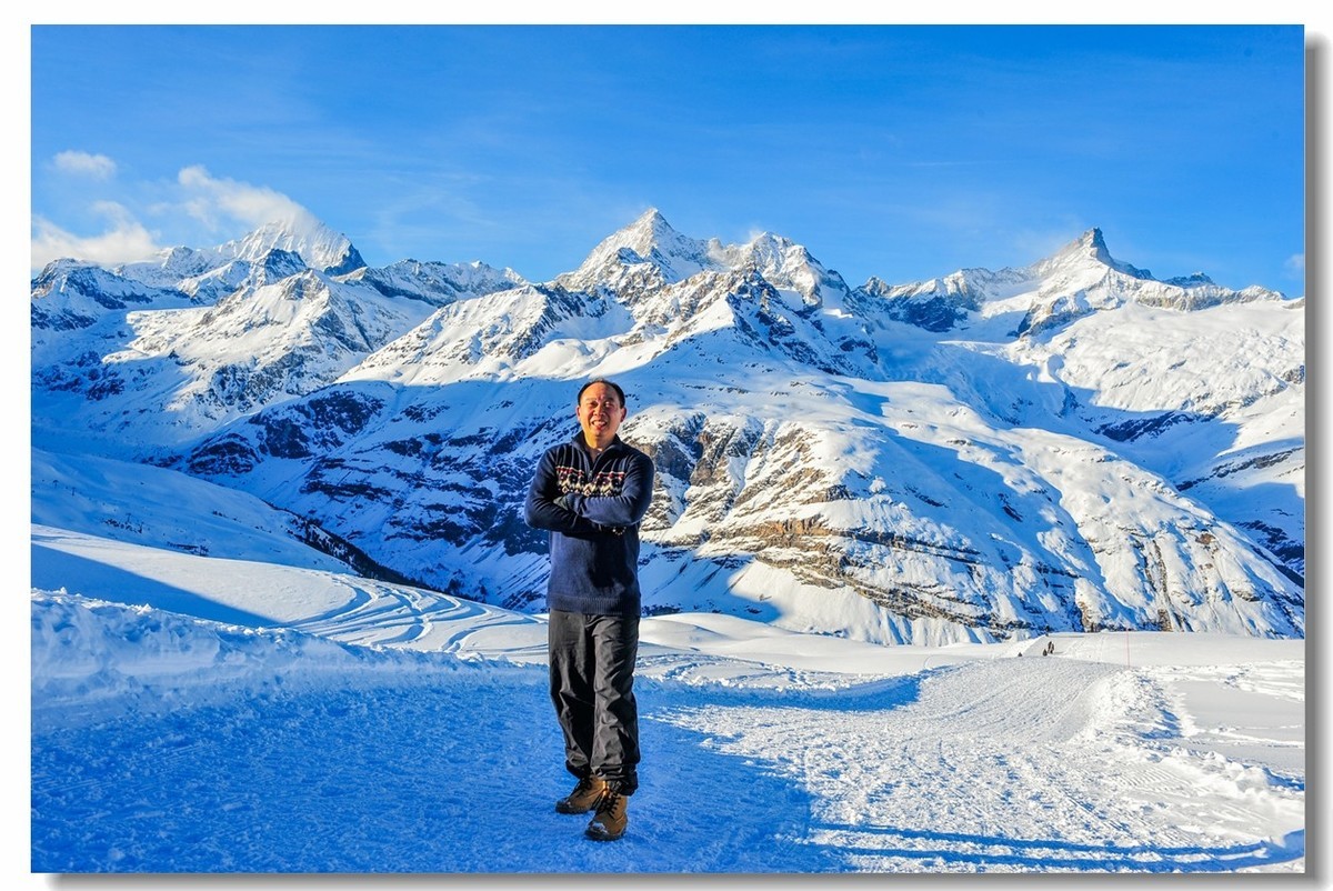 踏雪留影“马特宏”（瑞士采尔马特）