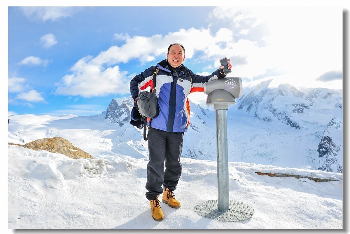 踏雪留影“马特宏”（瑞士采尔马特）