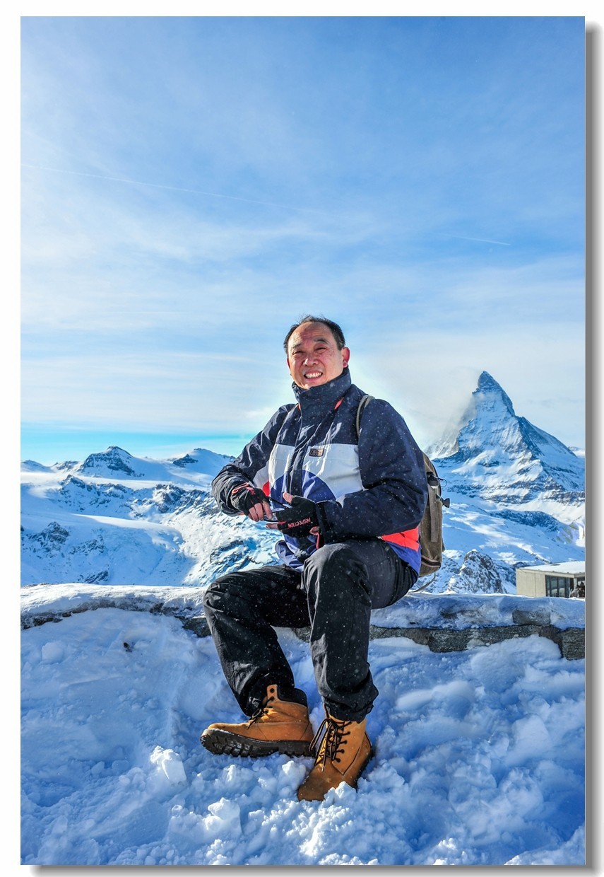踏雪留影“马特宏”（瑞士采尔马特）