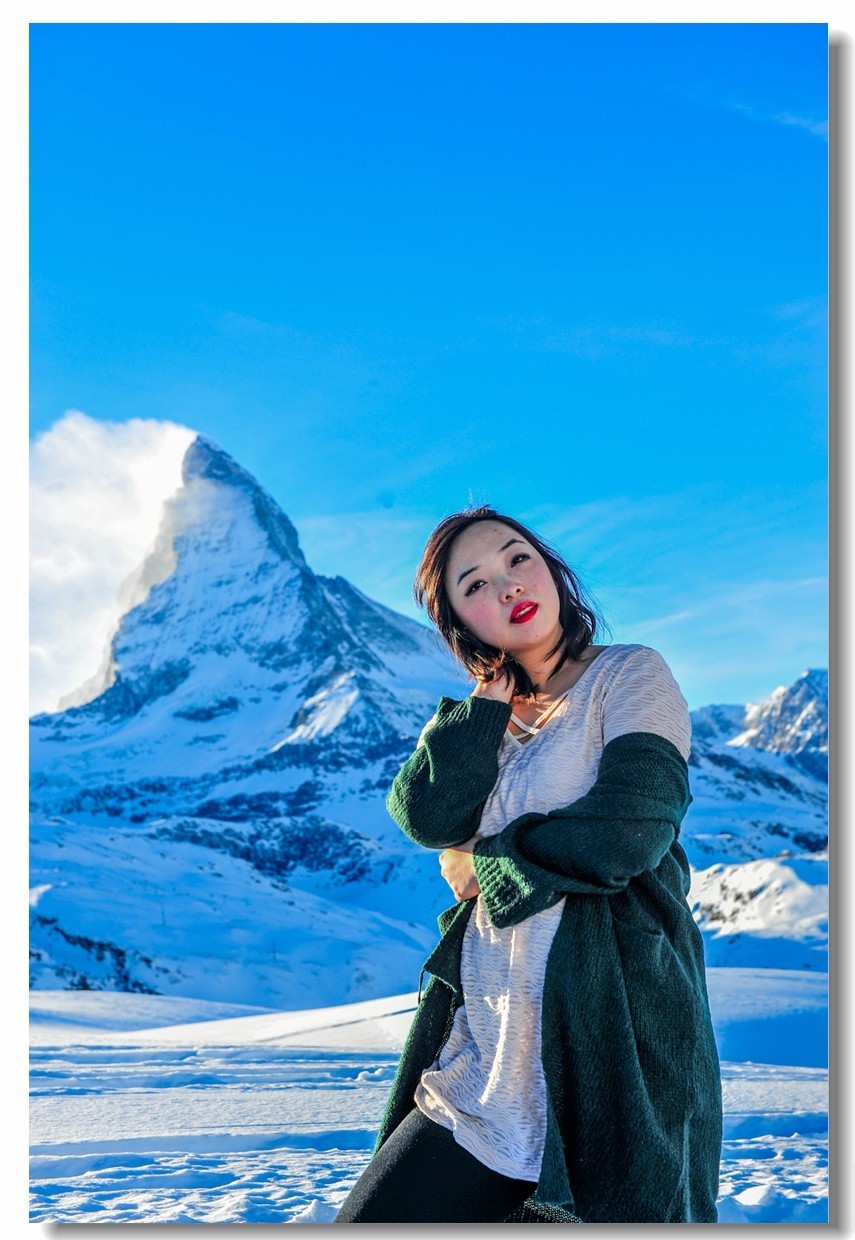 踏雪留影“马特宏”（瑞士采尔马特）