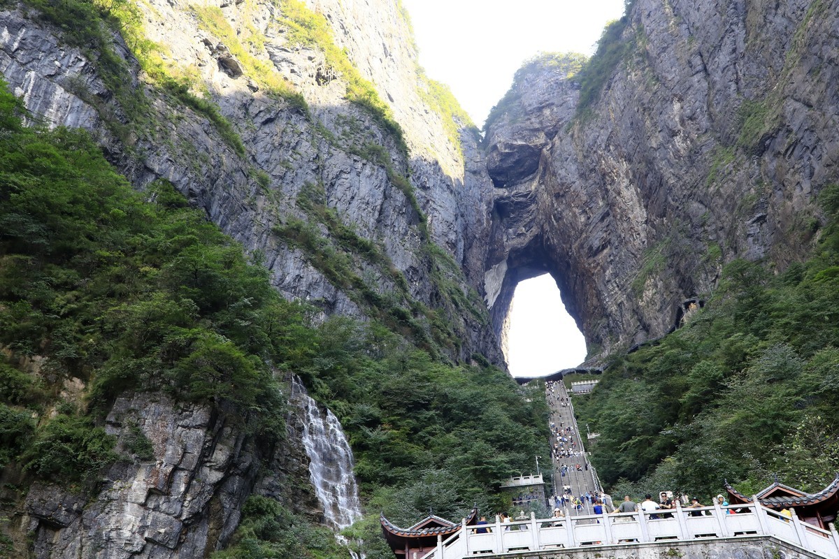 天门山天门洞-中关村在线摄影论坛