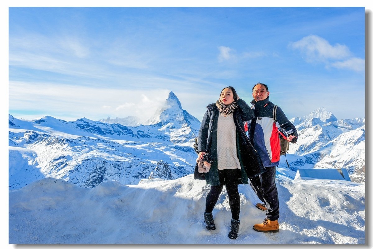 遇见“马特宏峰”（瑞士之“采耳玛特”）--祝师友新年快乐！！！