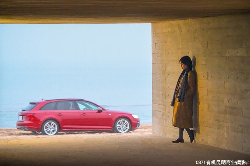 在昆明摄影公司上班的汽车拍摄日记之奥迪A4拍摄！