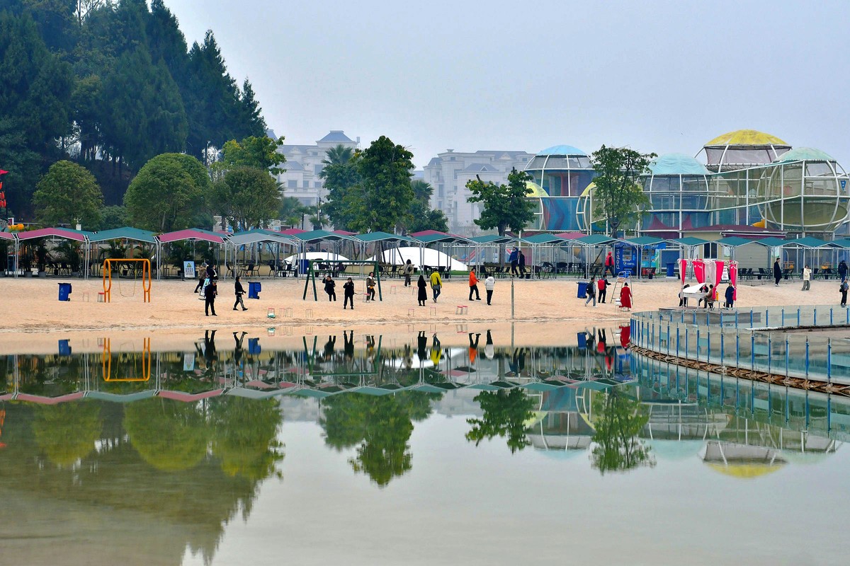 绵阳仙海亲子乐园风光