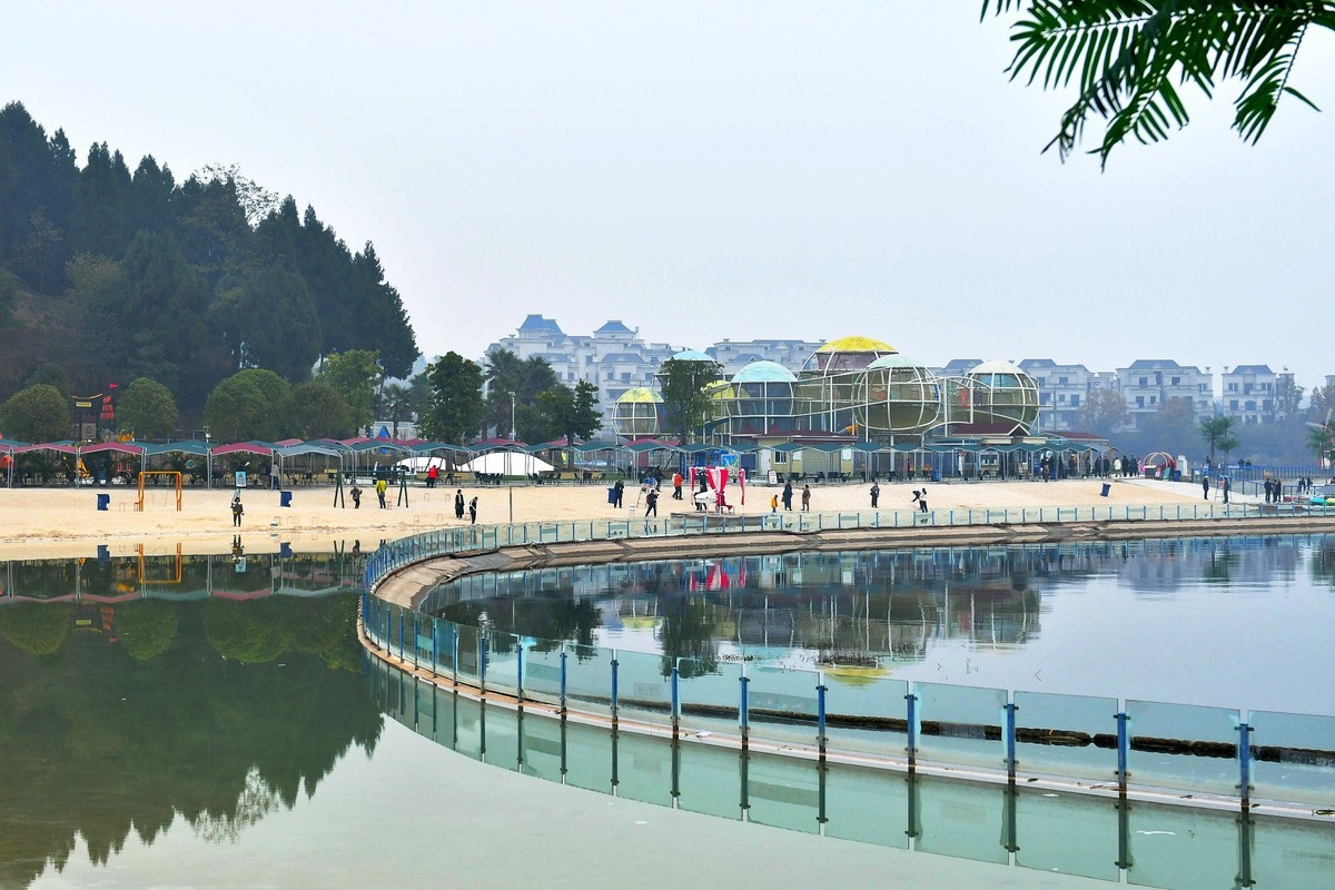 绵阳仙海亲子乐园风光