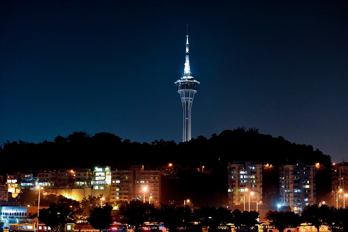 环岛夜游澳门