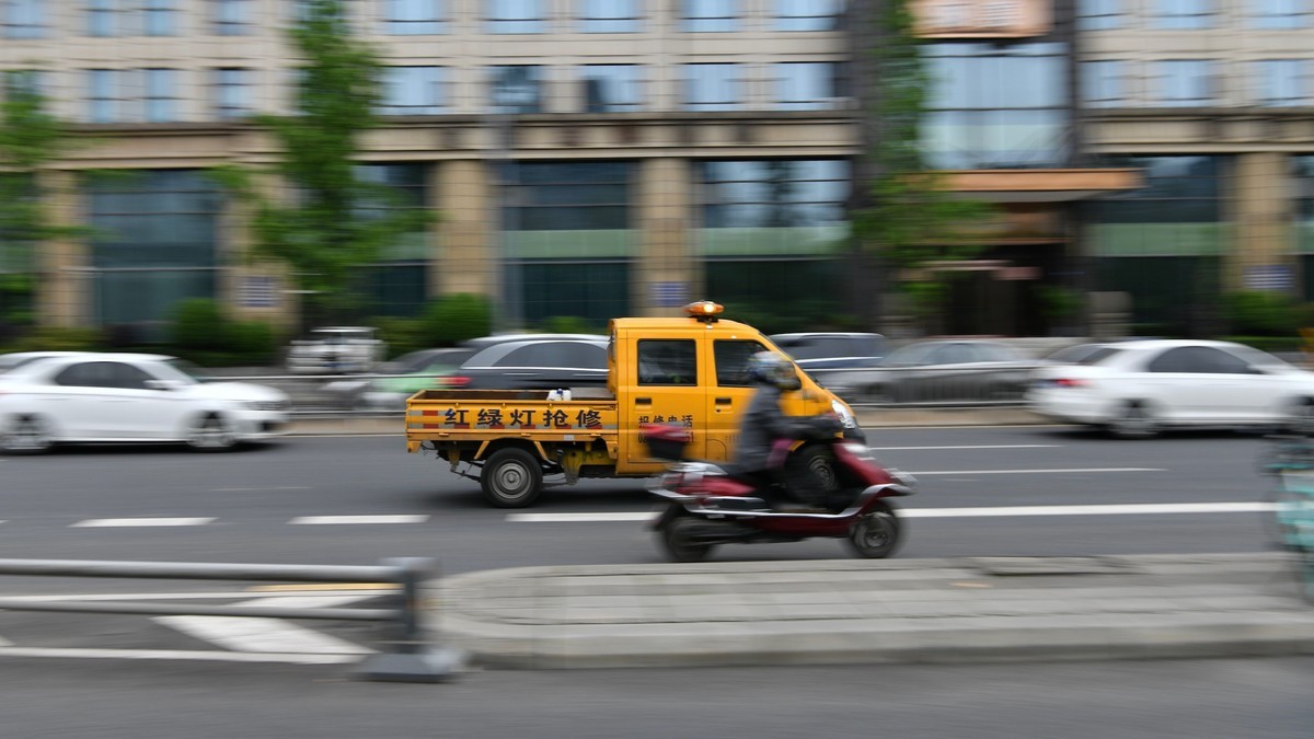 一组动态‘追焦摄影’