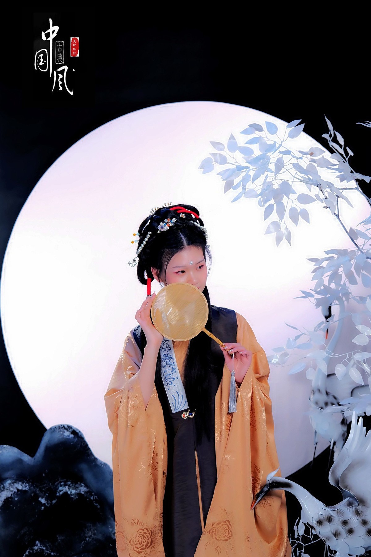 摄影棚汉服古风人像