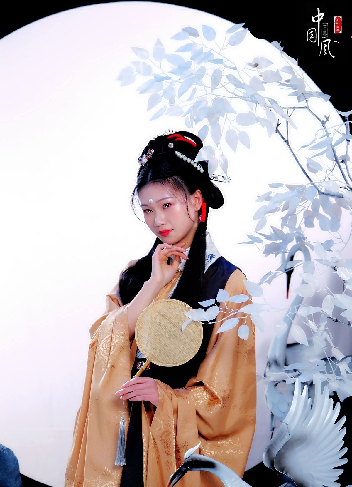 摄影棚汉服古风人像